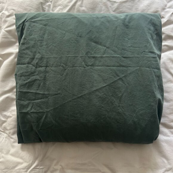 Company Store Twin XL 100% Cotton/Percal Fitted Bottom Sheet - Picture 4 of 7